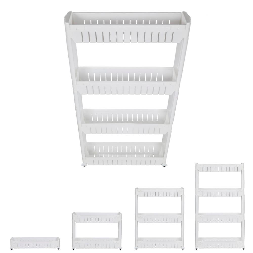 Tectake scaffale da nicchia Joe 4 ripiani  