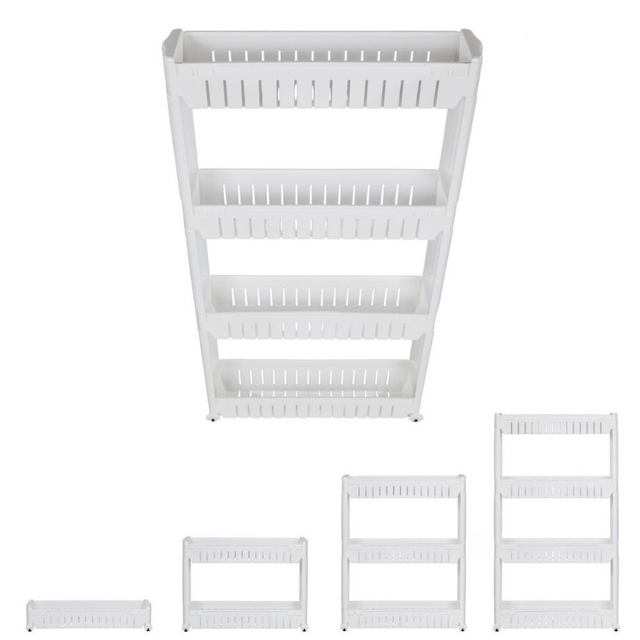 Tectake Desserte faible largeur JOE 4 niveaux  