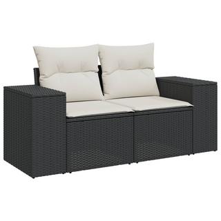 VidaXL set divano da giardino Polirattan  