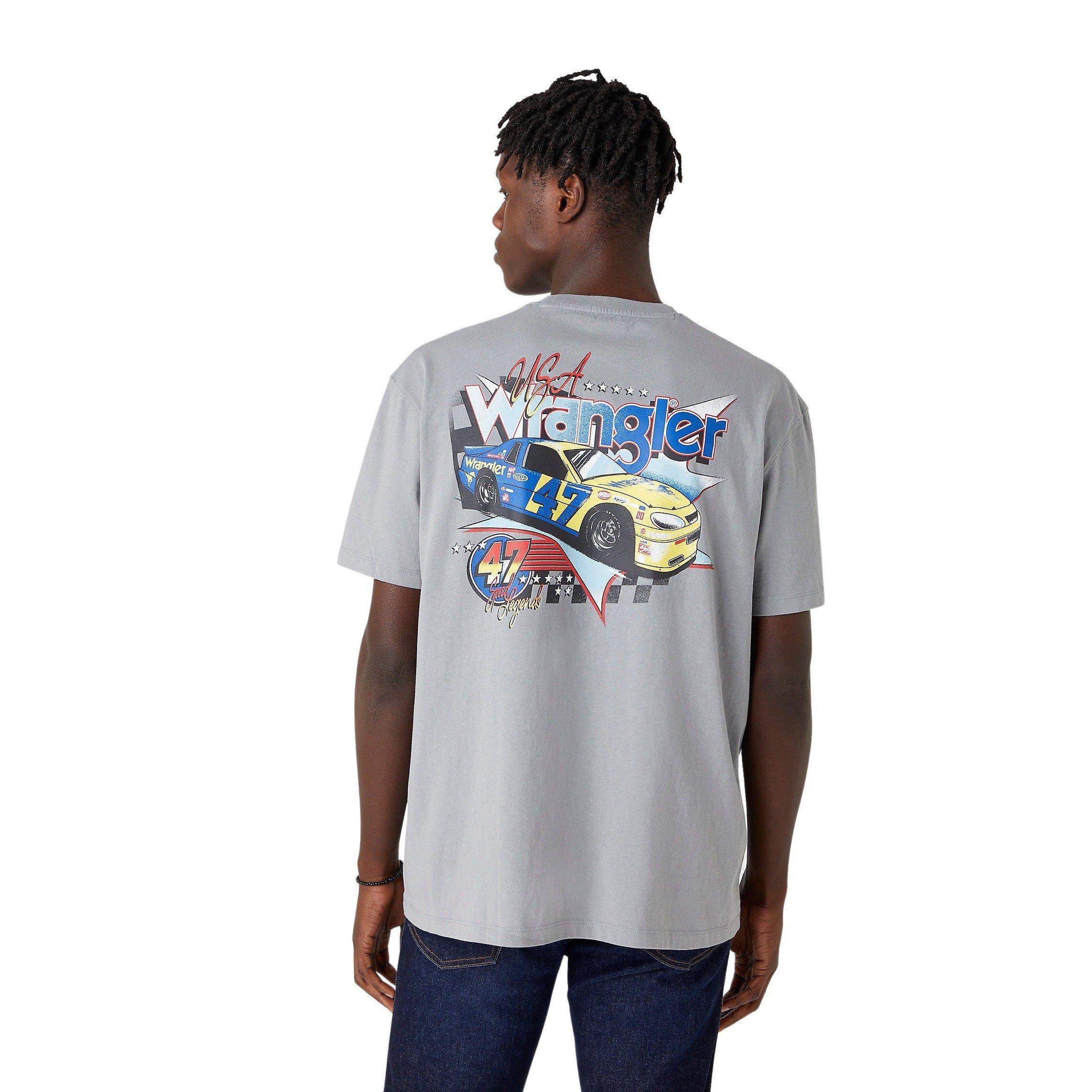 Wrangler T-Shirt mit Oldtimer-Grafik  