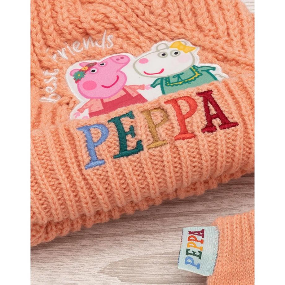 Peppa Pig  Ensemble bonnet et gants Enfant 