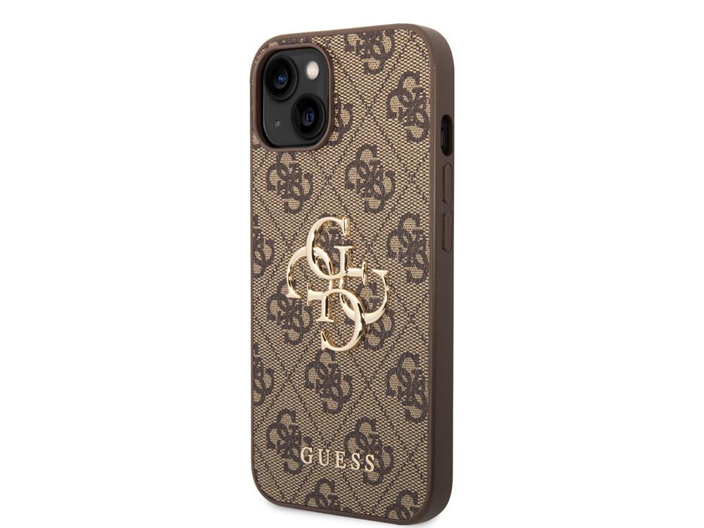 GUESS  Coque pour iPhone 15 PU 4G Big 