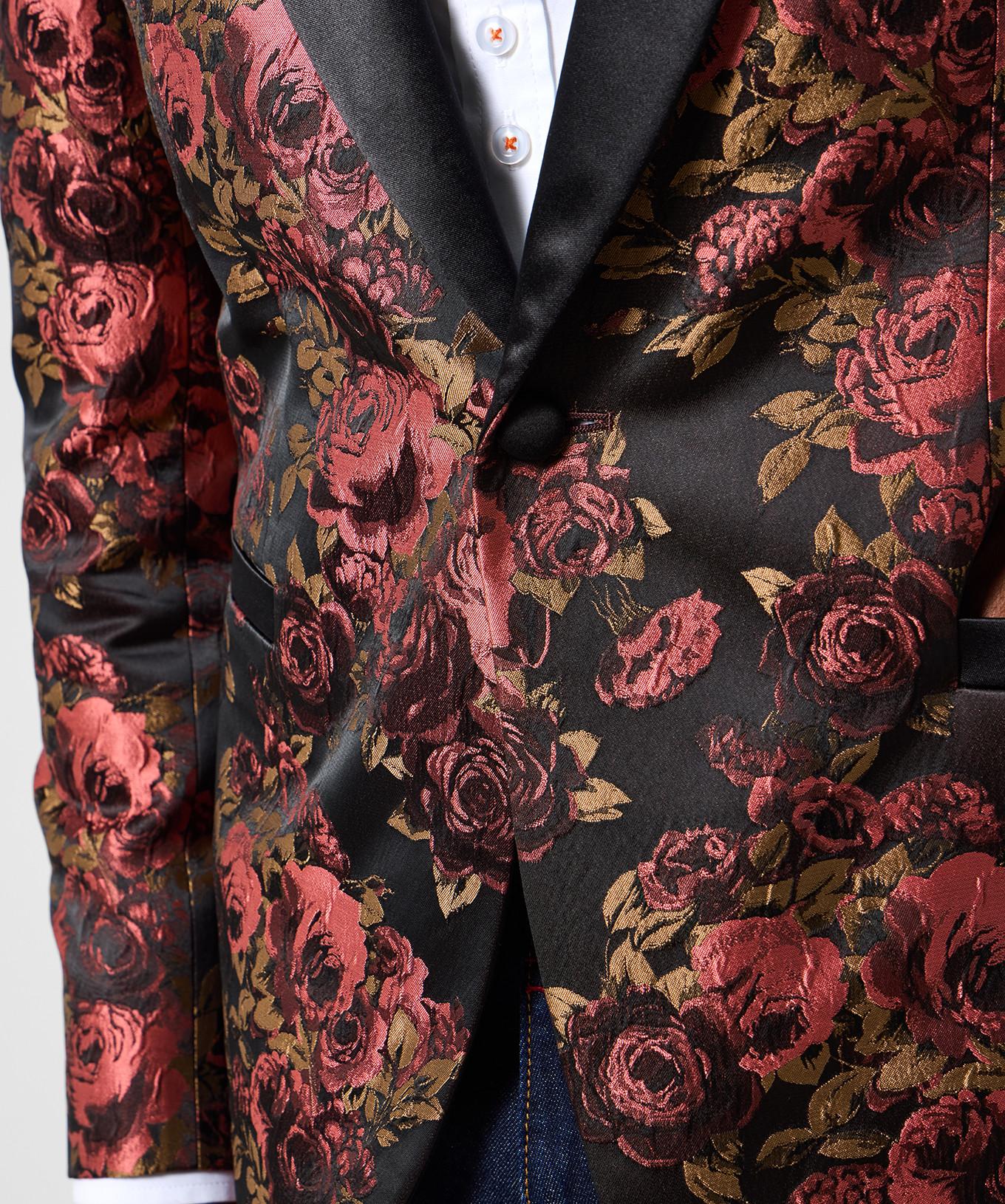 Joe Browns Blazer mit Blumenmuster und Schalkragen  