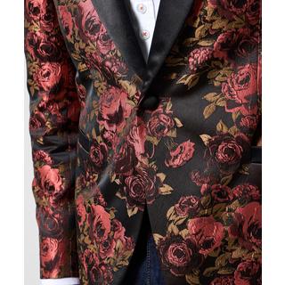 Joe Browns Blazer mit Blumenmuster und Schalkragen  