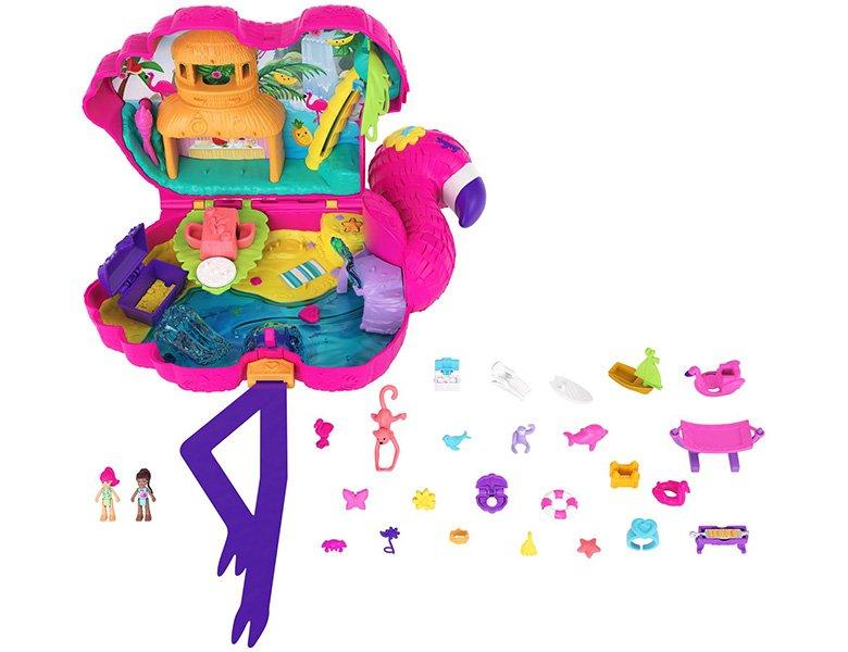 polly pocket  Flamingo-Party Spielset 