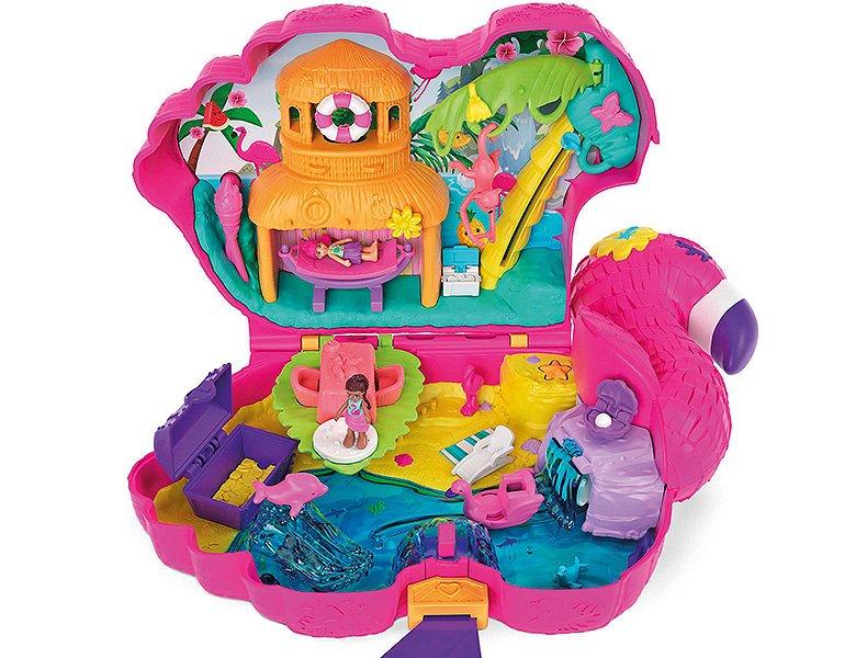 polly pocket  Flamingo-Party Spielset 