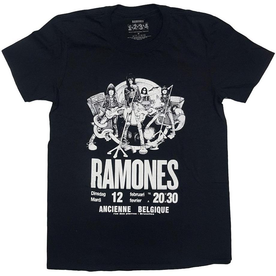 Ramones Belgique Kurzarm T-Shirt  