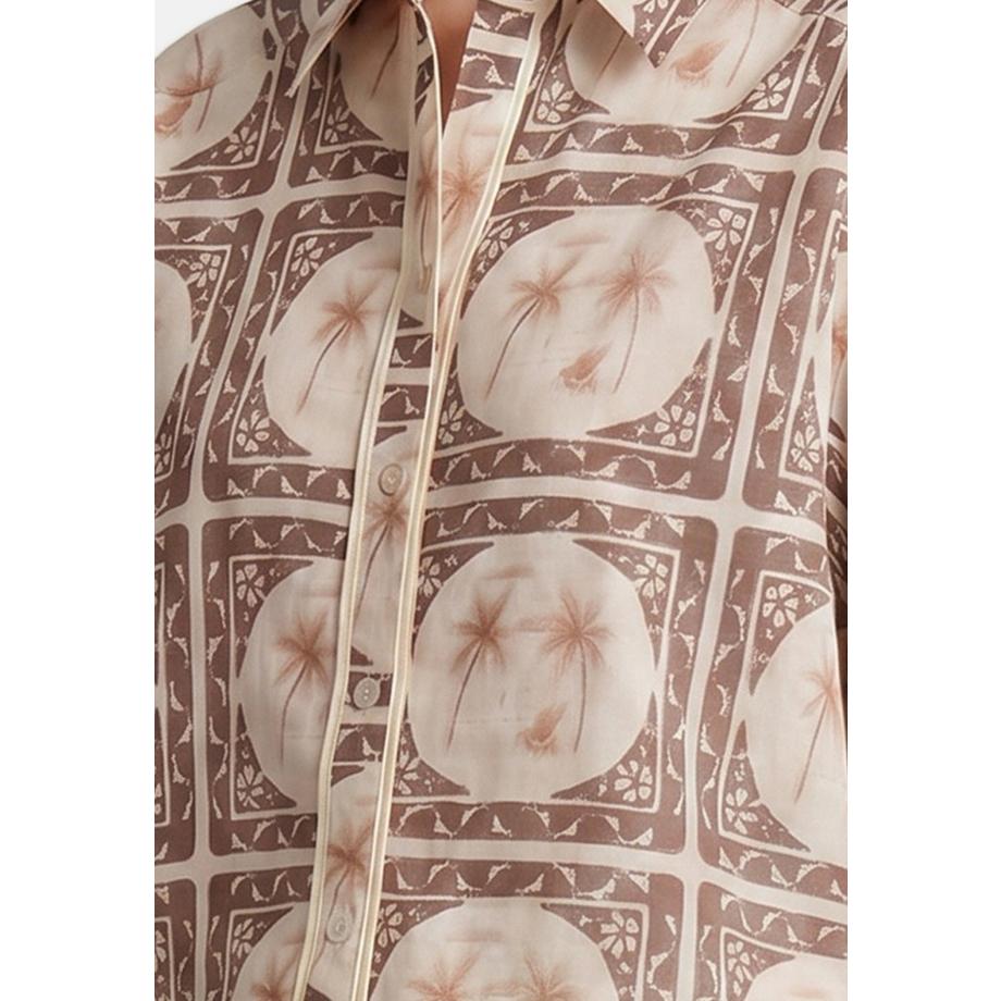 Roberta Rossi Camicia a maniche corte stampata  