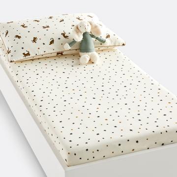 Drap-housse bébé 50% coton recyclé