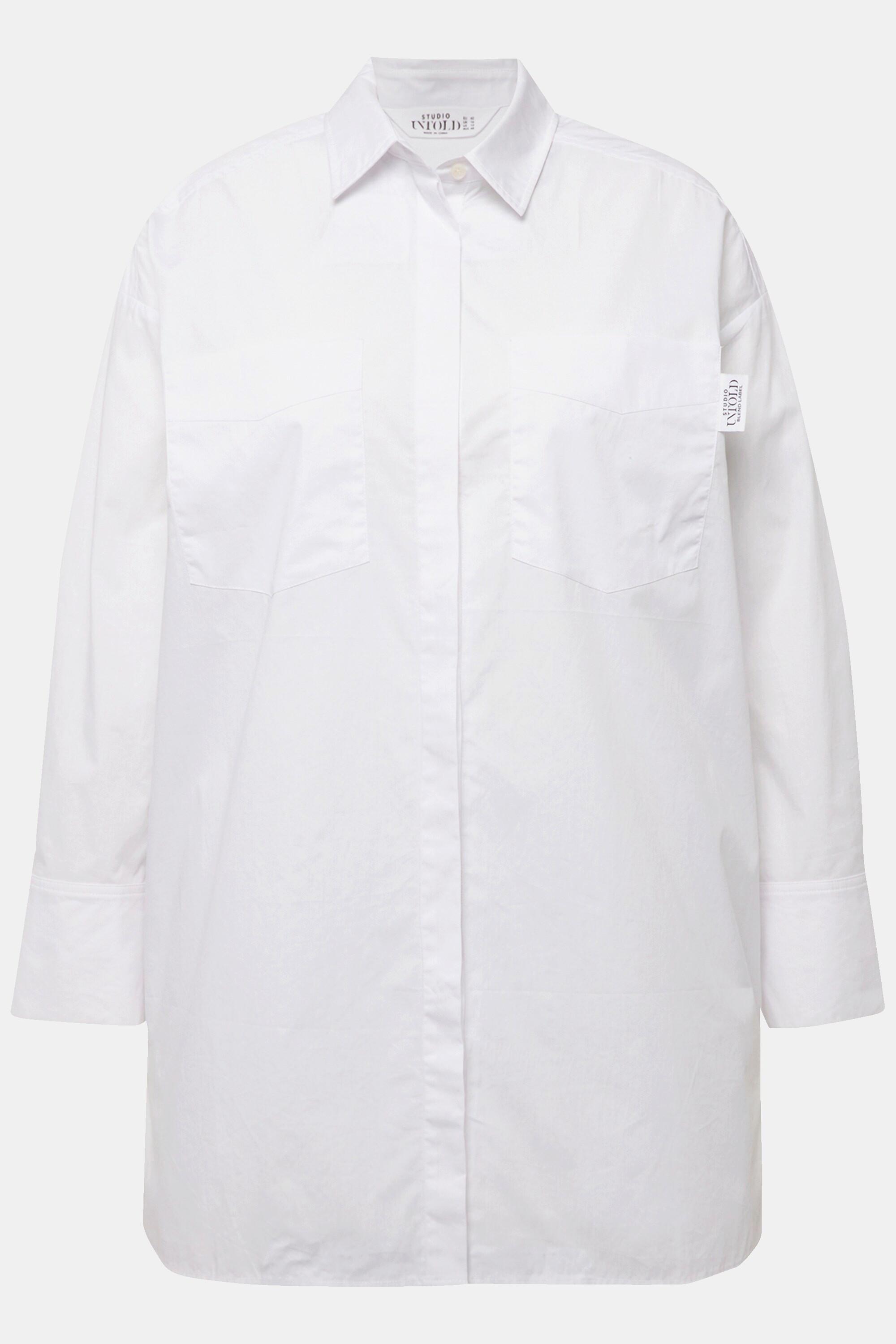 Studio Untold Oversized Langarm Unisex Hemd  