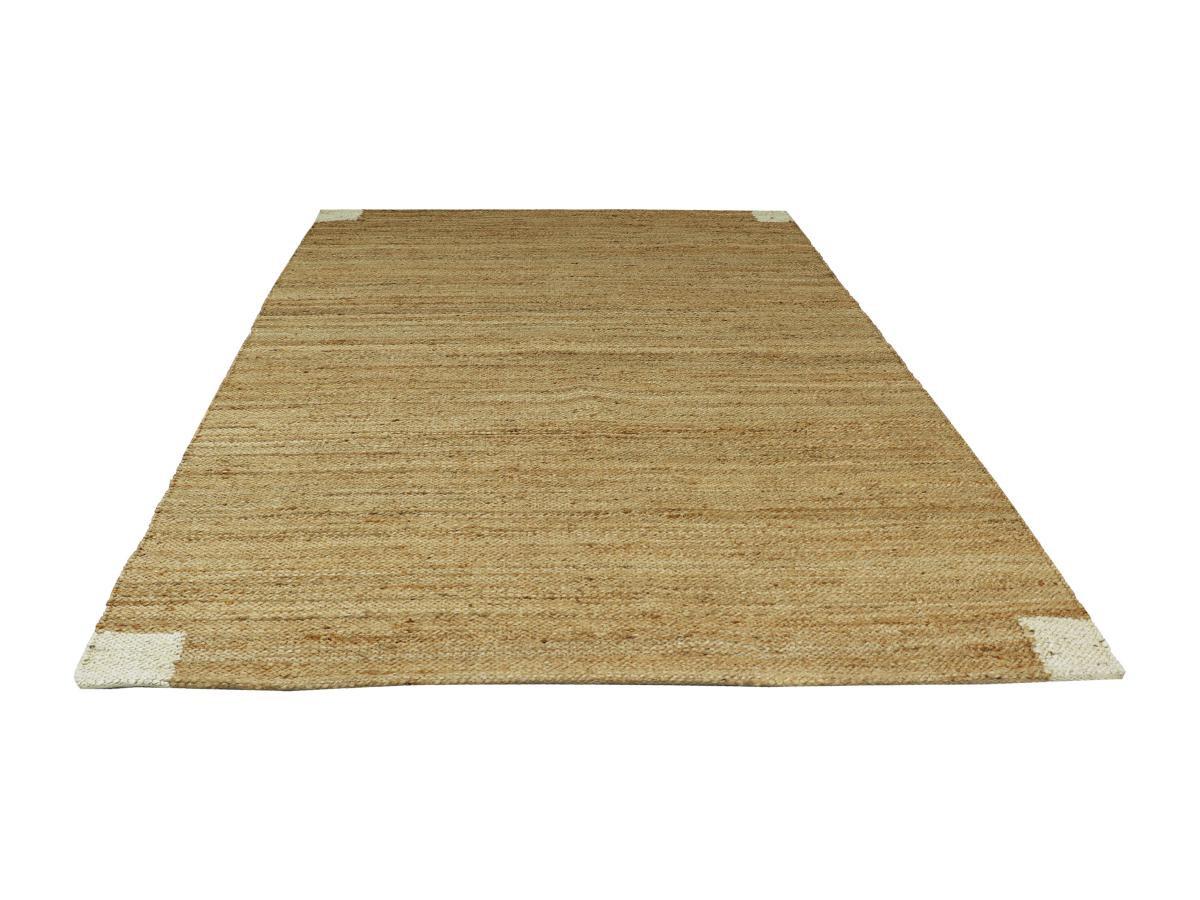 Vente-unique  Tapis en jute tissé main - 200 x 290 cm - Naturel - ARAYA 