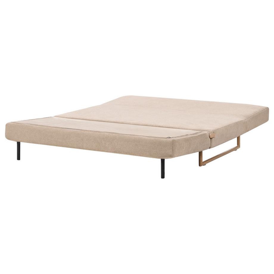 Beliani Canapé 3 places en Tissu  JERSLEV  