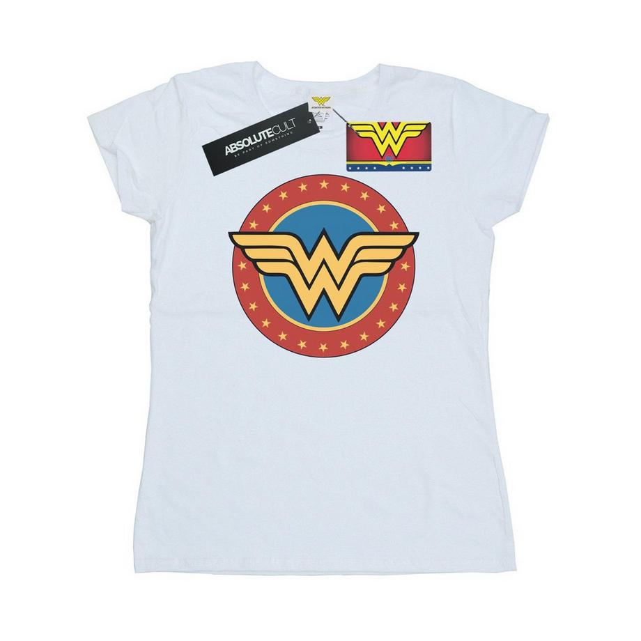 DC COMICS Wonder Woman Logo Bedrucktes T-Shirt  