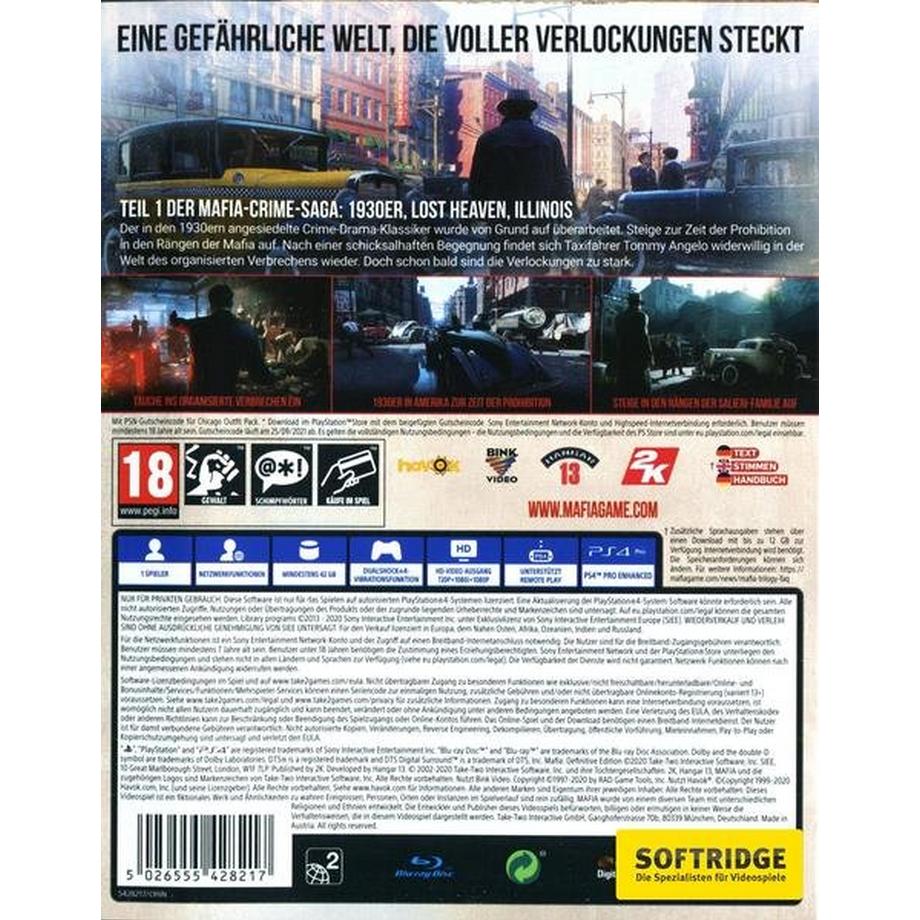 Take 2  Mafia Definitive Edition 