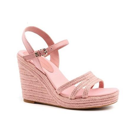 TOMMY HILFIGER  ESSENTIAL WEDGE SANDAL-40 