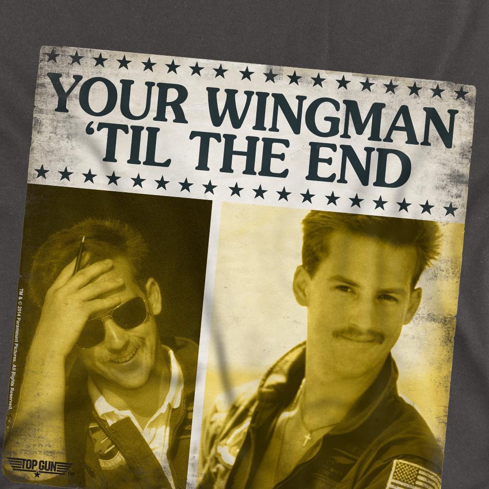 Top Gun Til The End T-Shirt Maniche Lunghe  