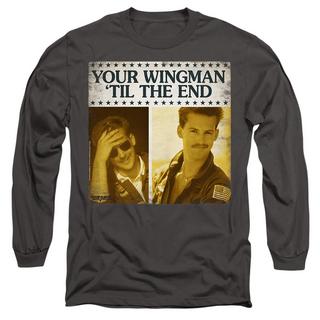 Top Gun Til The End T-Shirt Maniche Lunghe  