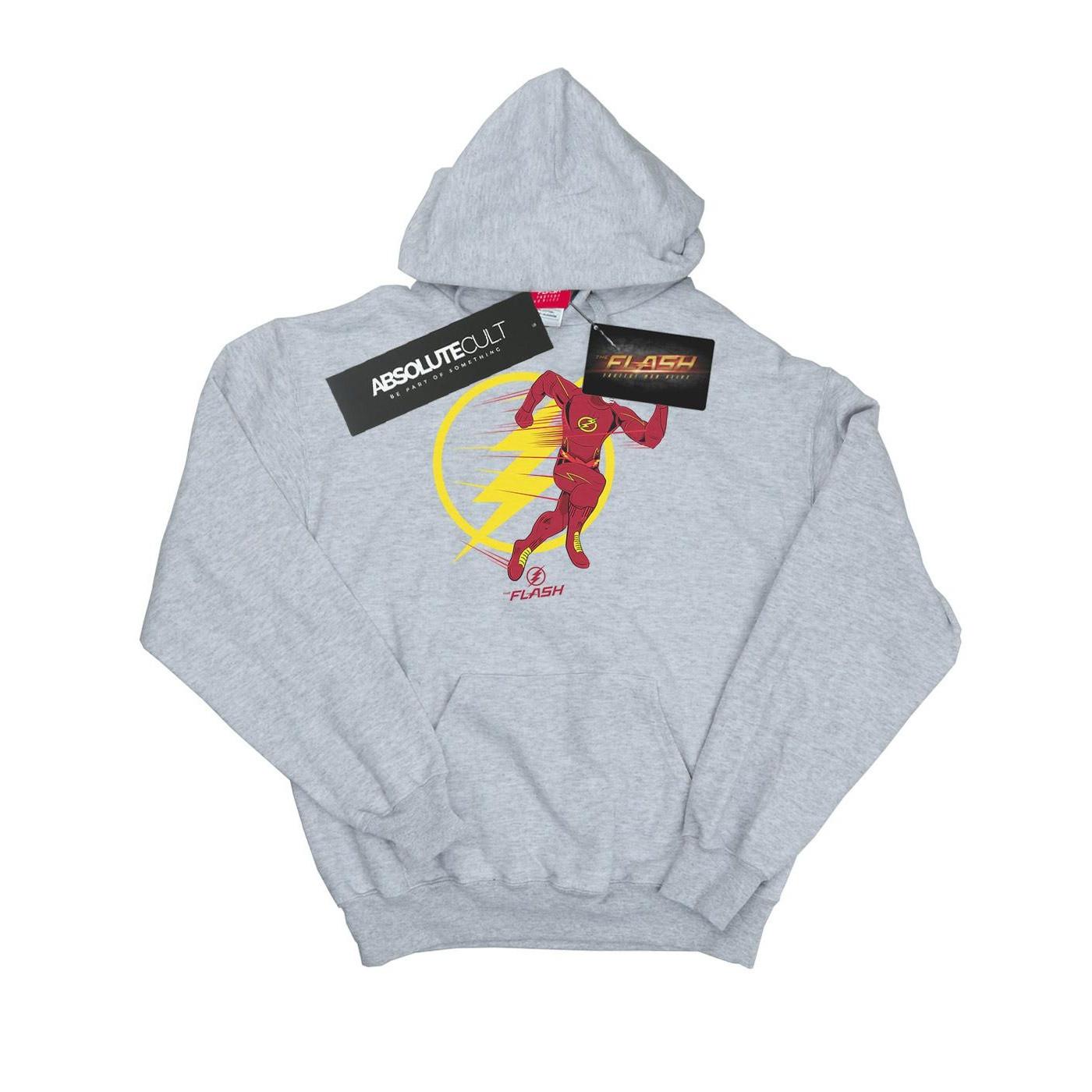 DC COMICS  Sweat à capuche THE FLASH RUNNING EMBLEM 