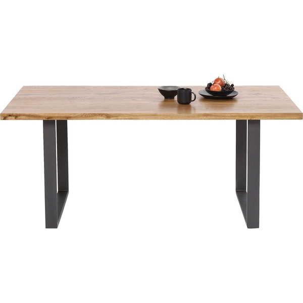 KARE Design Table Jackie chêne acier brut 160x80  