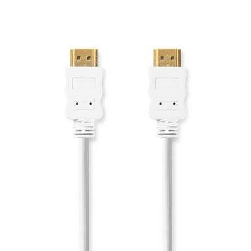 Câble HDMI™ haute vitesse avec Ethernet | Connecteur HDMI™ | Connecteur HDMI™ | 4K@30Hz | ARC | 10,2 Gbps | 2,00 m | Rond | PVC | Blanc | Boîte