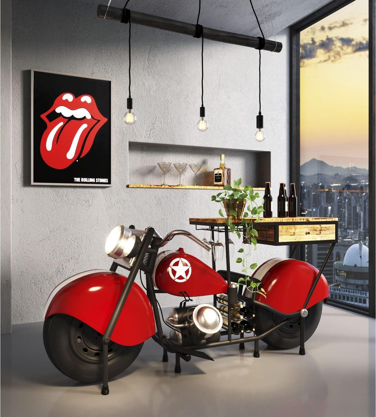 KARE Design Bar Moto Rossa  