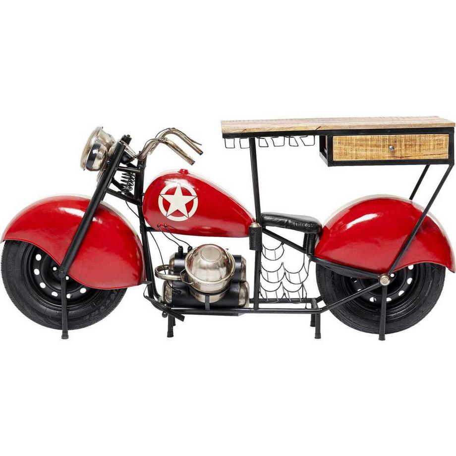 KARE Design Bar Motorbike Rouge  