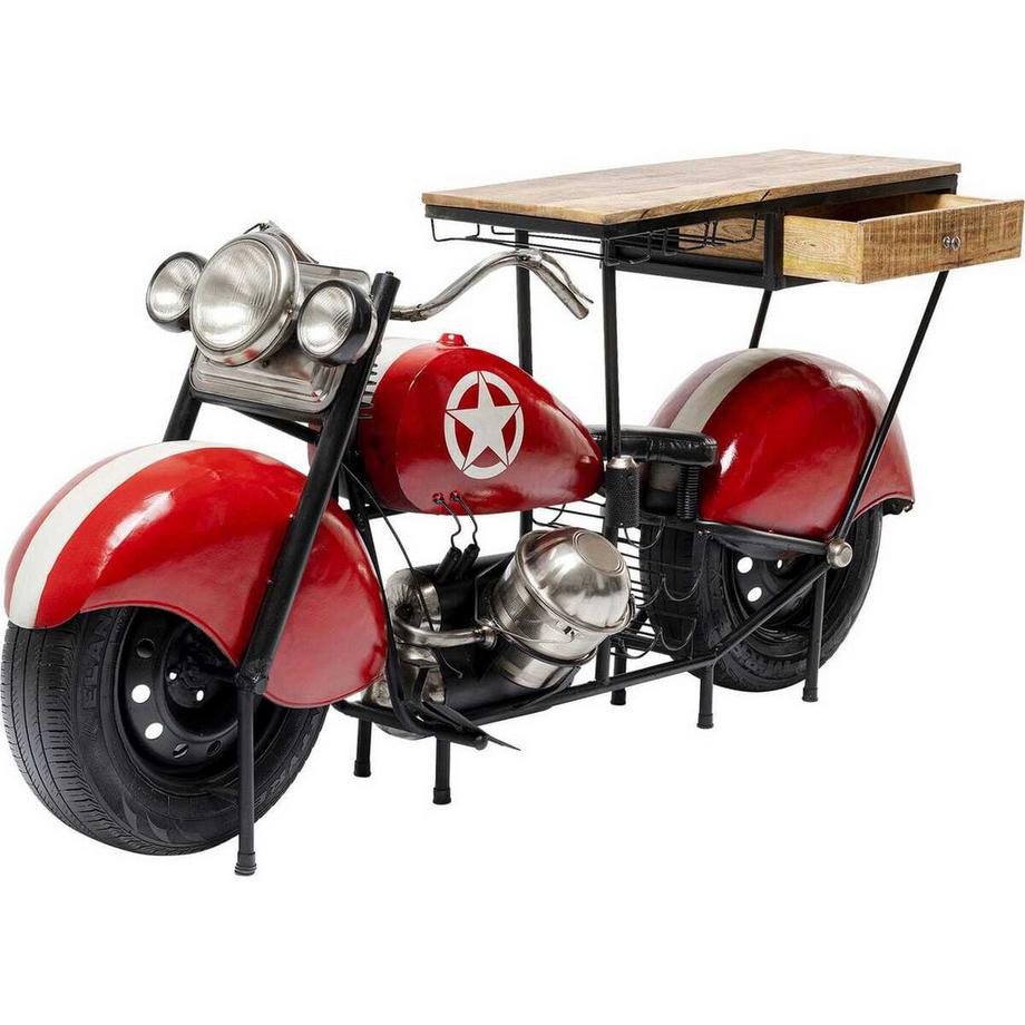 KARE Design Bar Motorbike Rouge  