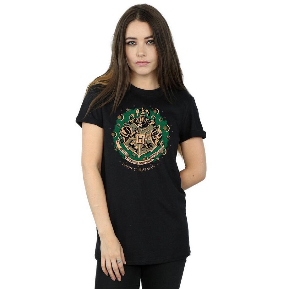 Harry Potter Hogwarts Happy Christmas T-Shirt  
