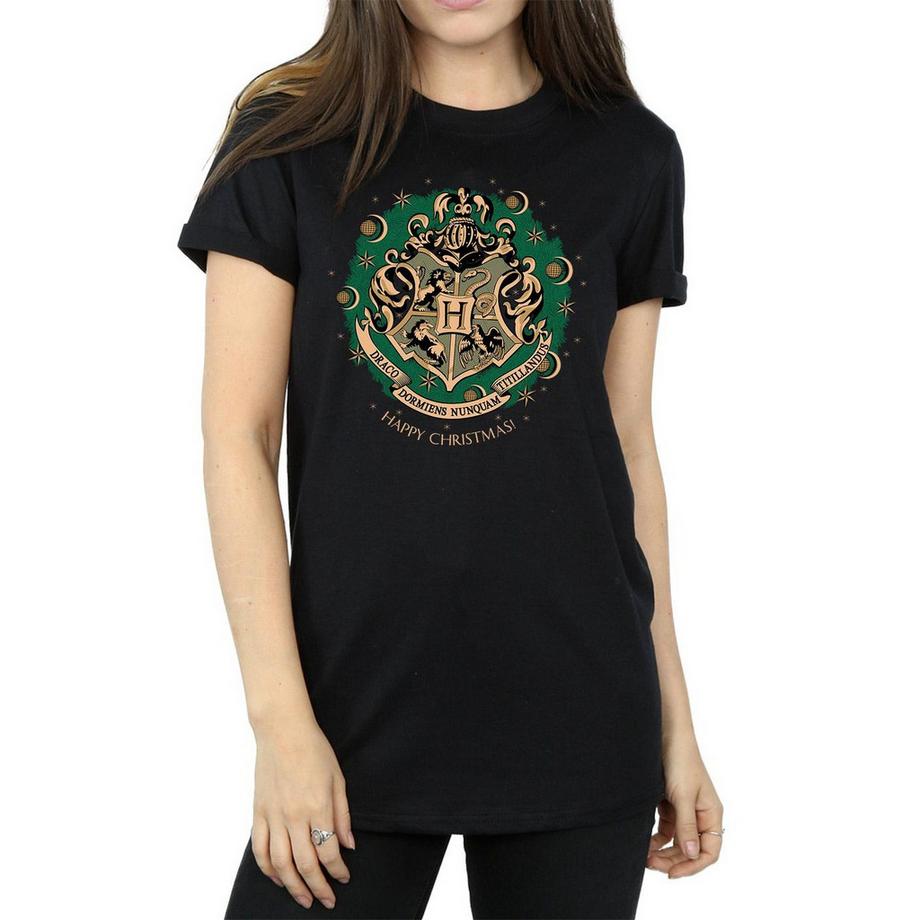Harry Potter Hogwarts Happy Christmas T-Shirt  
