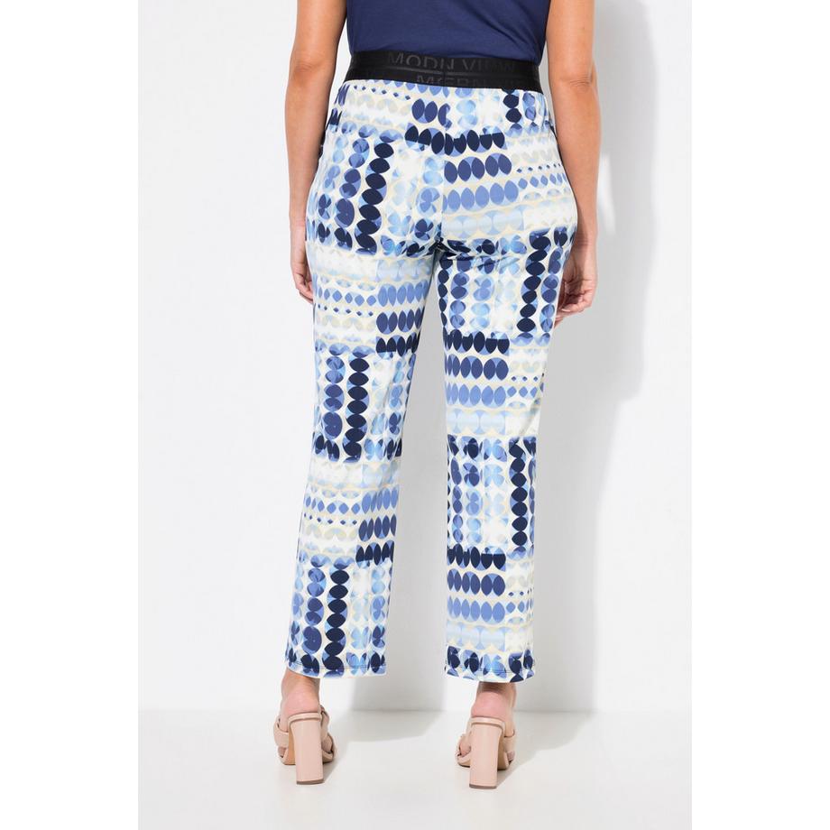 Ulla Popken Sienna Kreise Jerseyhose Schmales Bein  