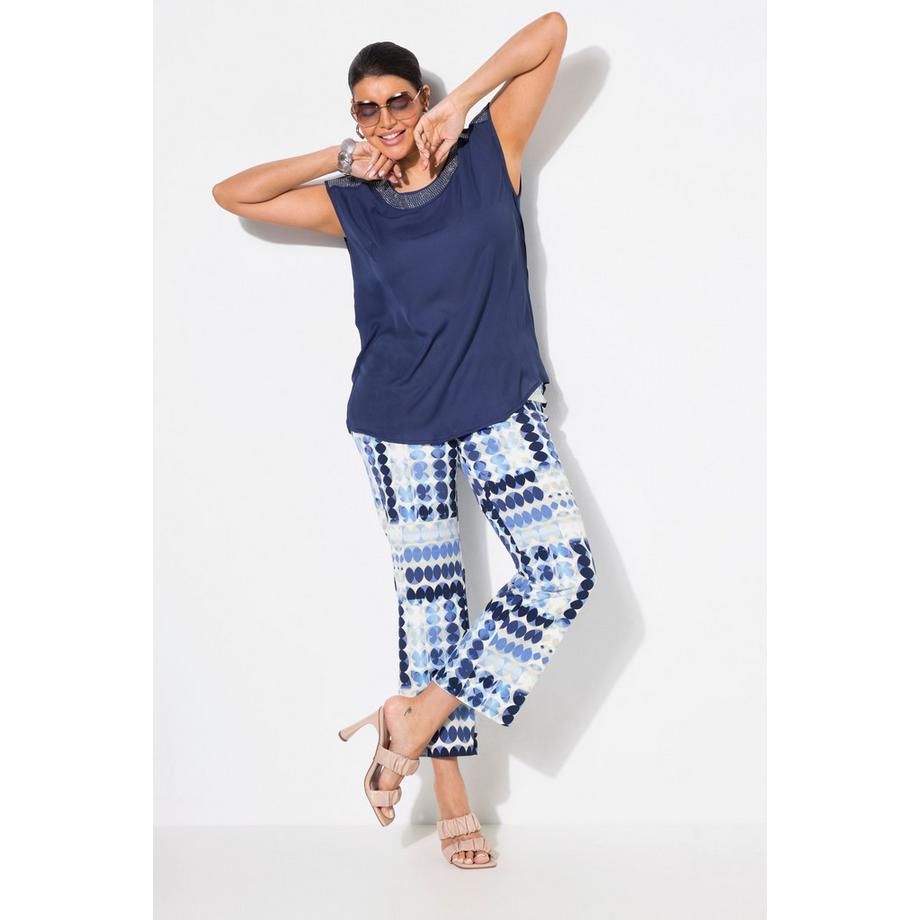 Ulla Popken Sienna Kreise Jerseyhose Schmales Bein  