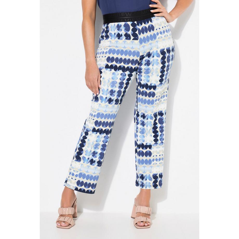 Ulla Popken Sienna Kreise Jerseyhose Schmales Bein  