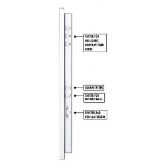 m-e modern-electronics  Vistadoor Video citofono Cablato Kit completo Casa Monofamiliare acciaio inox 