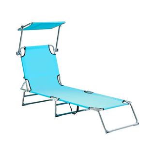 Beliani Lettino Prendisole en Acciaio Moderno FOLIGNO  