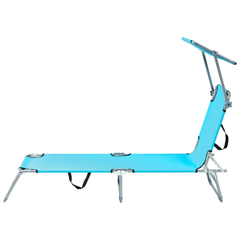 Beliani Sonnenliege aus Stahl  FOLIGNO  