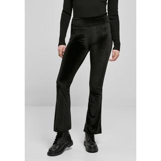 URBAN CLASSICS High Waist Velvet Bootcut Leggings  