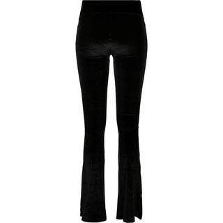 URBAN CLASSICS High Waist Velvet Bootcut Leggings  