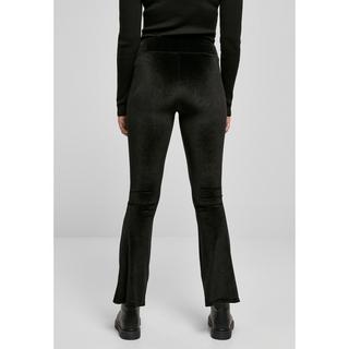 URBAN CLASSICS High Waist Velvet Bootcut Leggings  