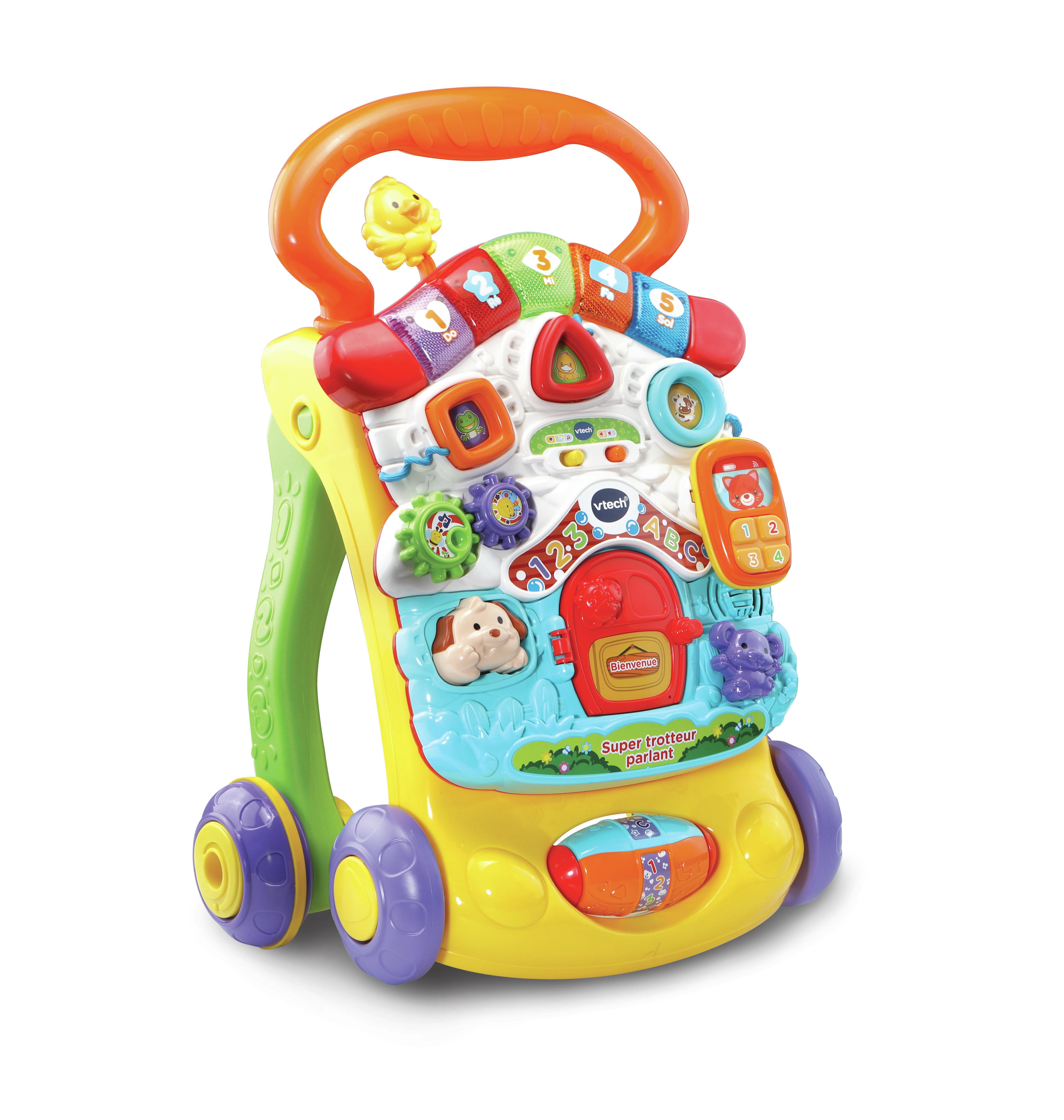 vtech  VTech Super Trotteur Parlant 2 En 1 Orange 