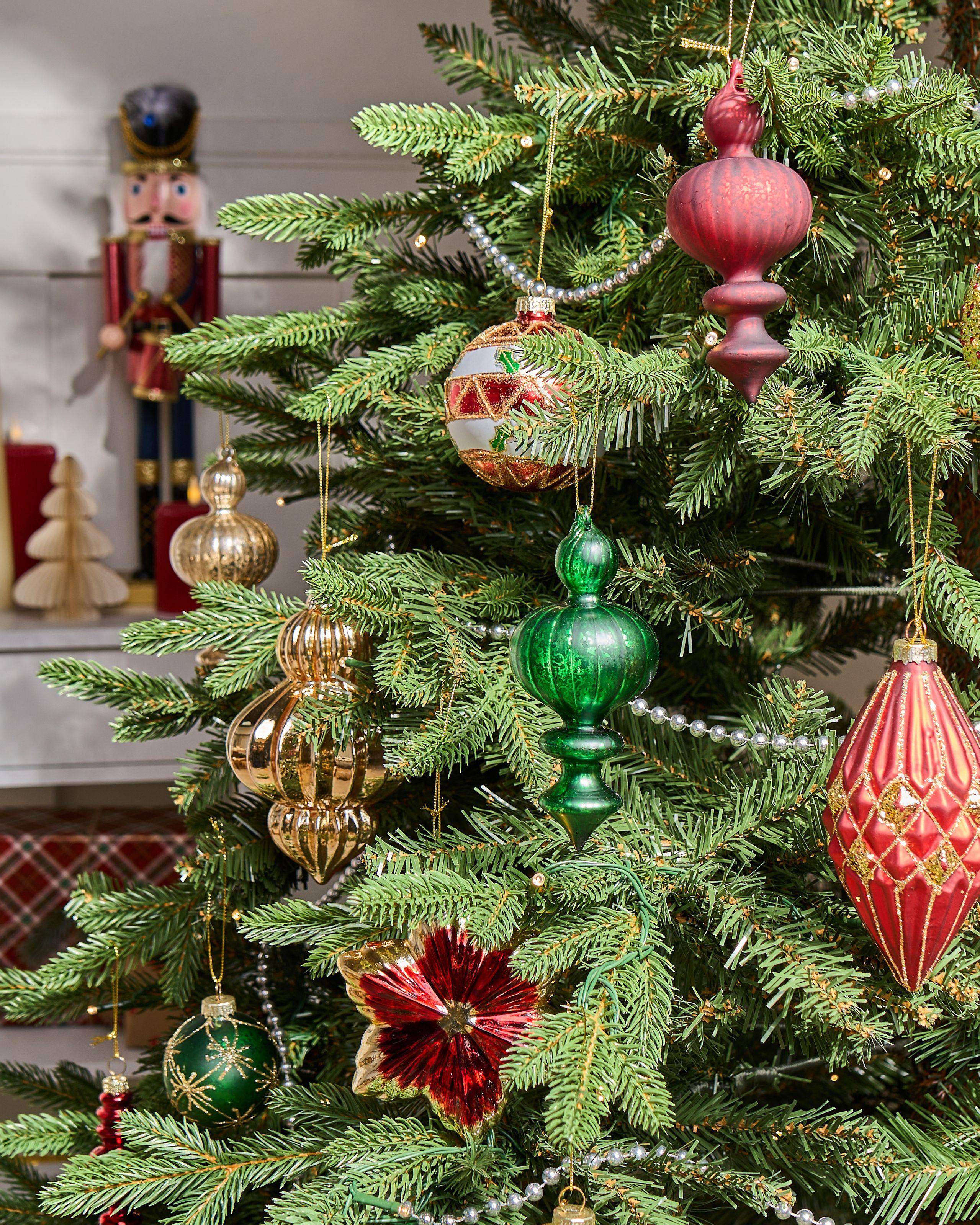 Beliani Lot de 70 boules en Verre Glamour TWINKLE  