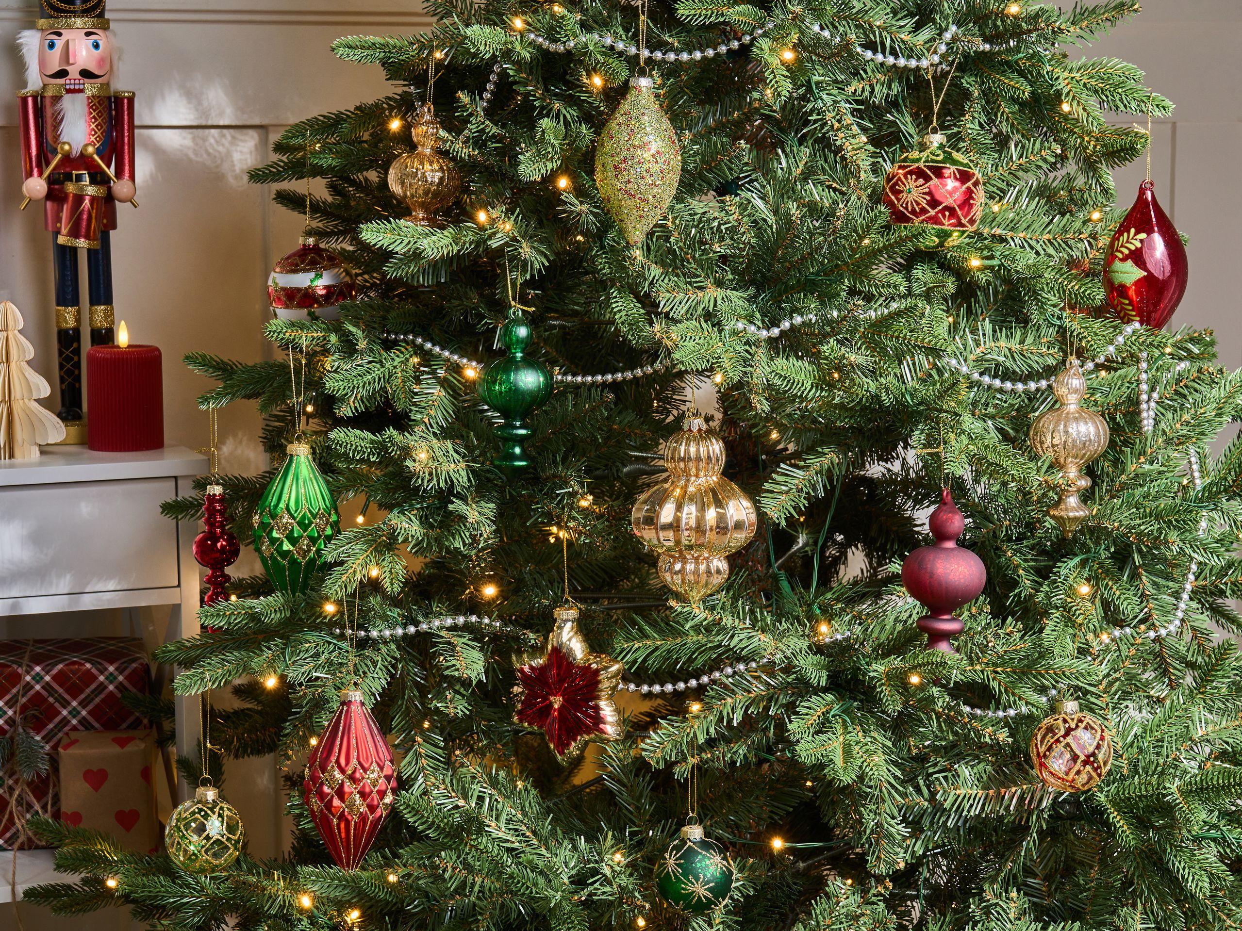 Beliani Lot de 70 boules en Verre Glamour TWINKLE  