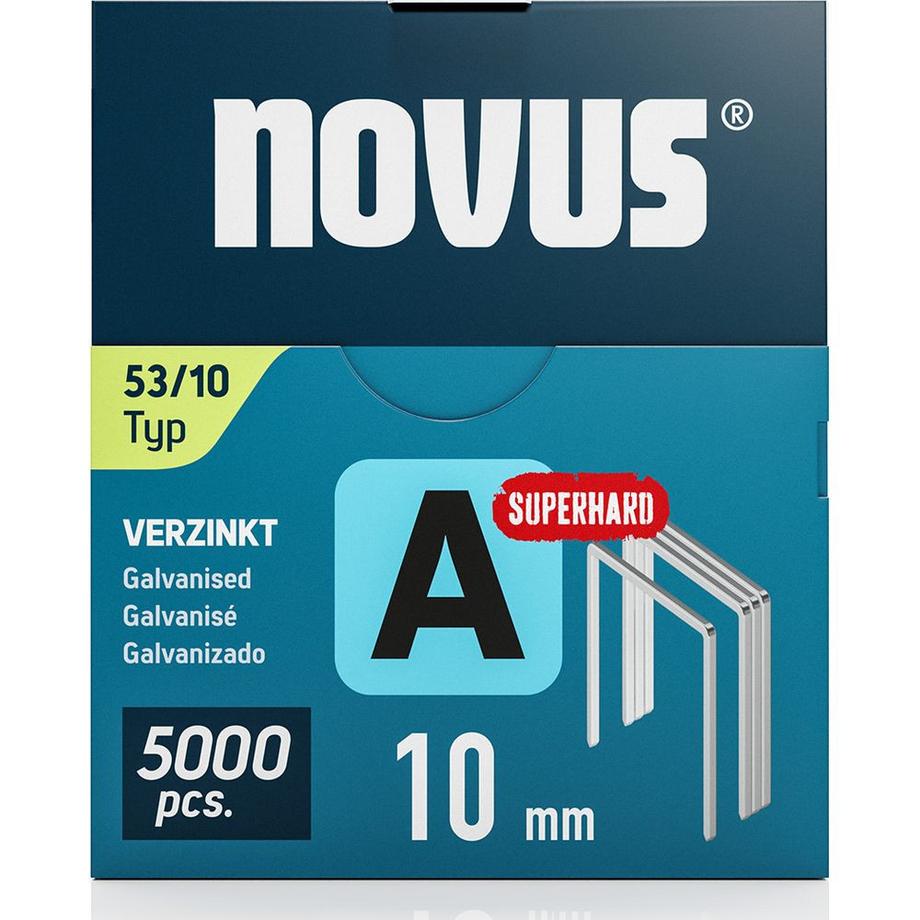 Novus Feindrahtklammern 5000 Stk. Kartonverpackung  