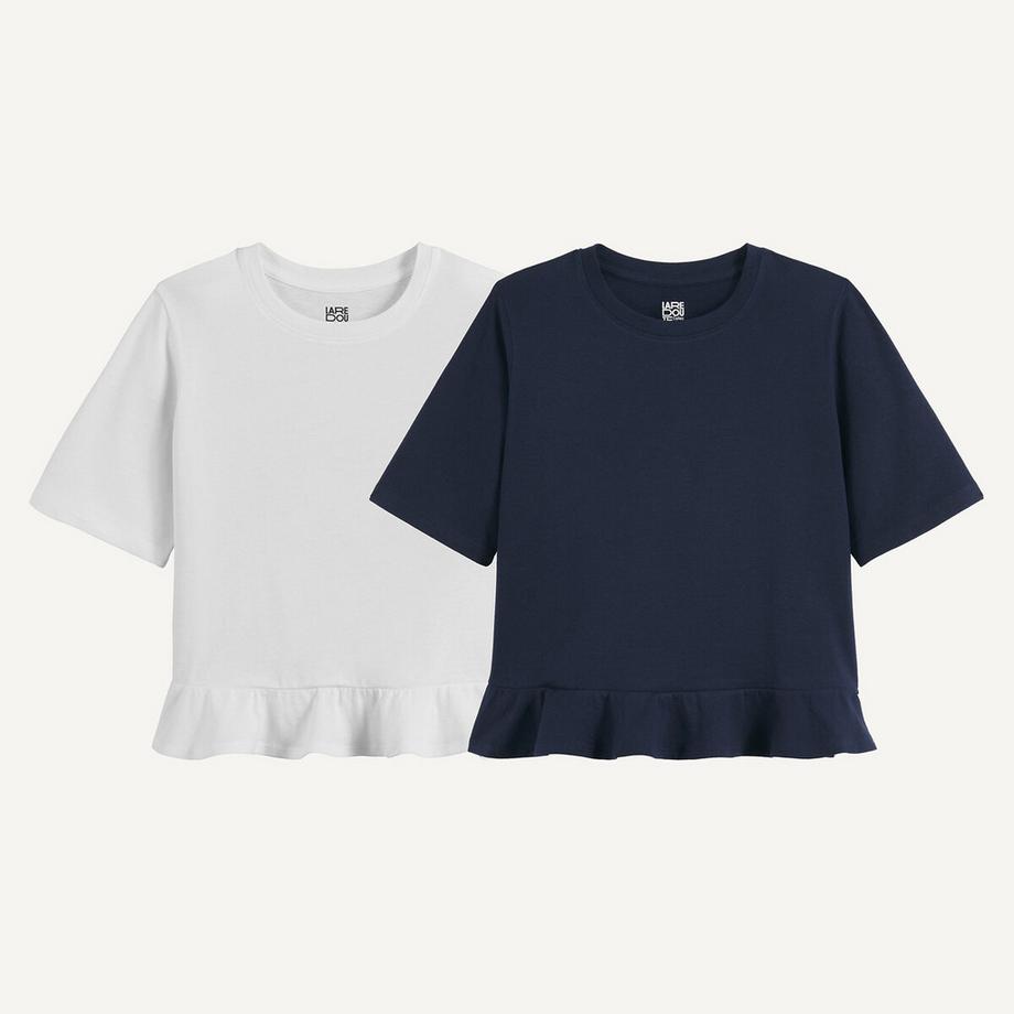 Lot de 2 T-shirts col rond