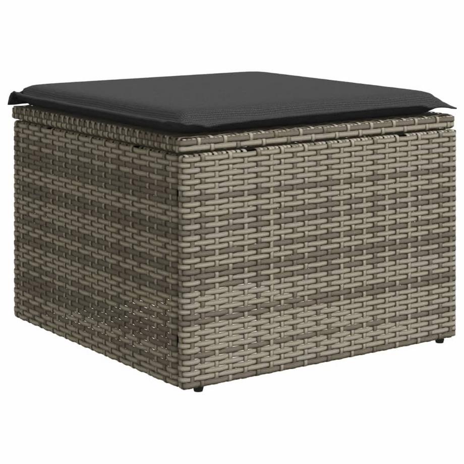 VidaXL  Gartenhocker poly-rattan 