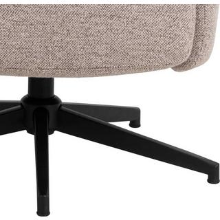 mutoni Reclinabile con sgabello Davio beige  