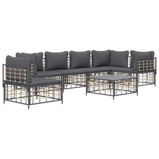 VidaXL Garten lounge set poly-rattan  