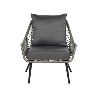 Beliani Bistro Set aus PE Rattan Boho LAURETO  