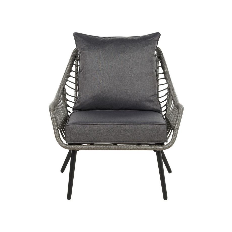 Beliani Bistro Set aus PE Rattan Boho LAURETO  