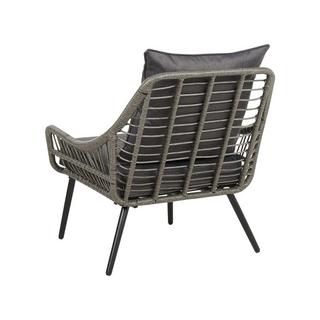 Beliani Bistro Set aus PE Rattan Boho LAURETO  