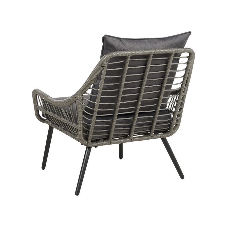 Beliani Bistro Set aus PE Rattan Boho LAURETO  